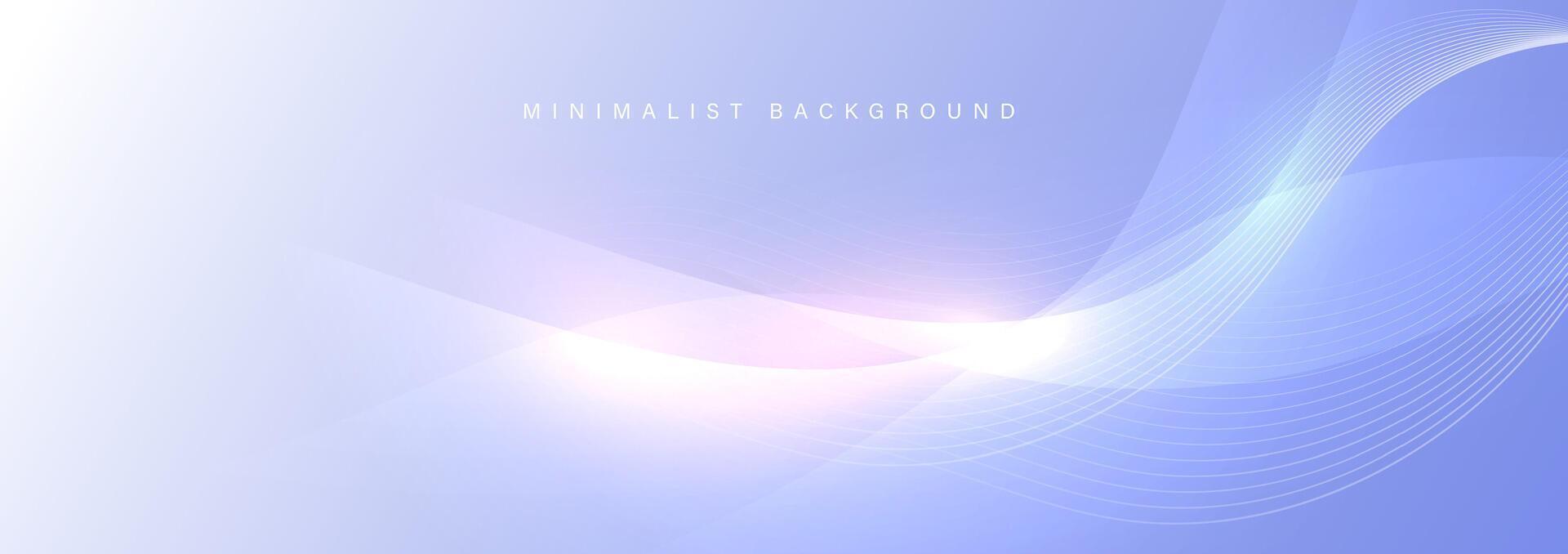 Abstract blue background with wavy and curvy lines. vector