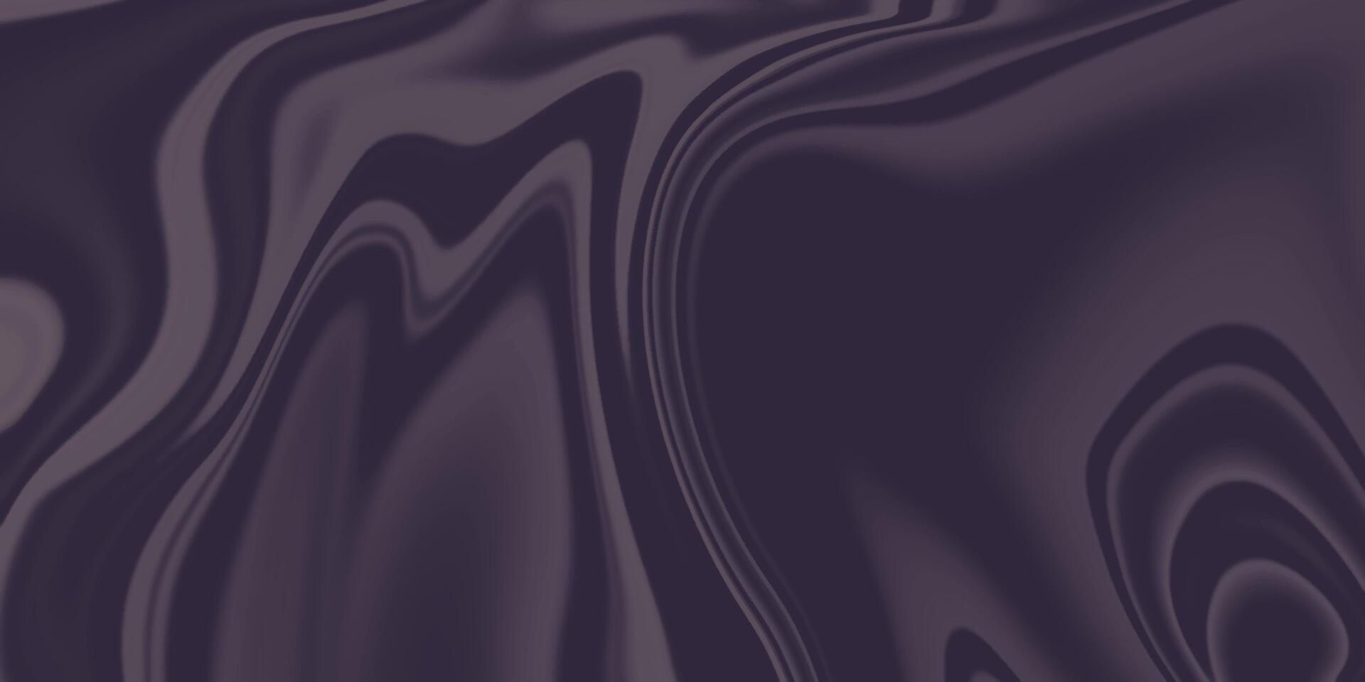 Dark liquid background. Abstract purple background with the flowing wave. vector