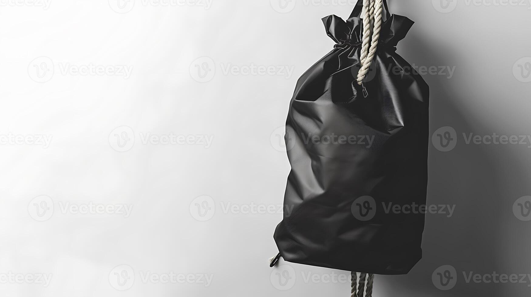 Sport bag mockup on white background. photo