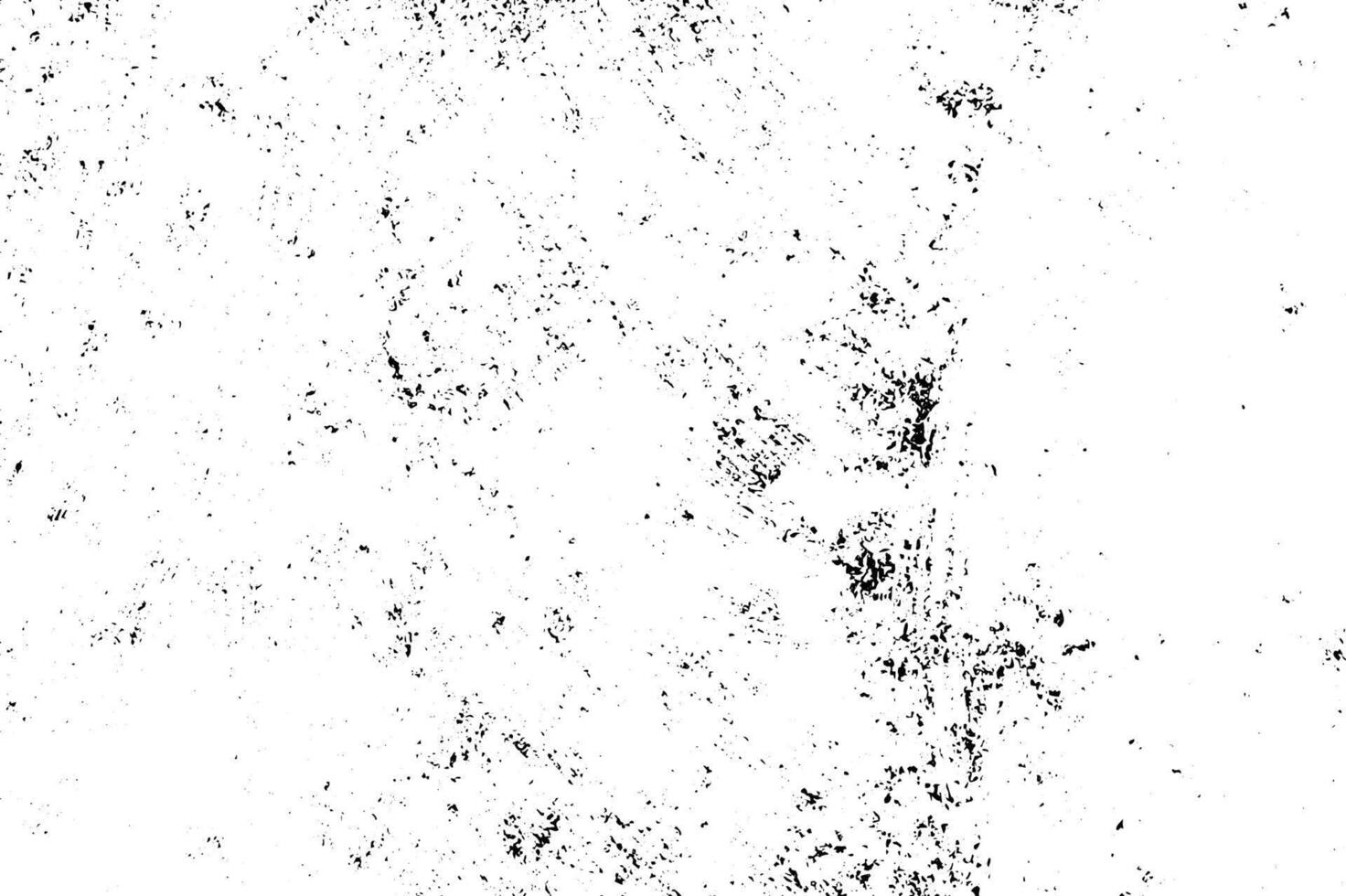 Background of black and white texture. Abstract monochrome pattern of spots, cracks, dots, chips. vector