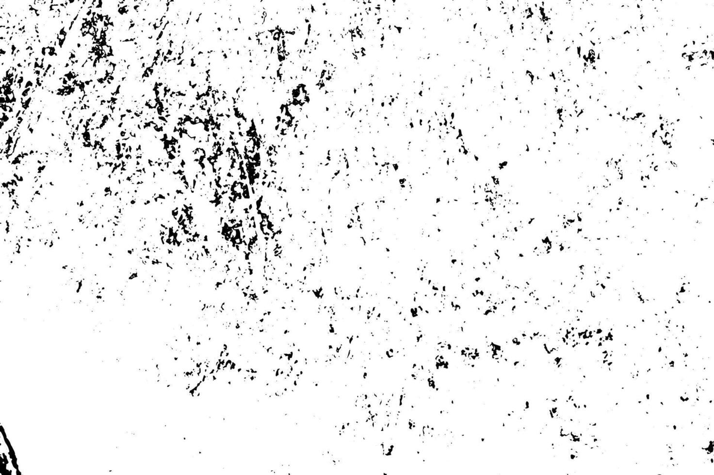 Background of black and white texture. Abstract monochrome pattern of spots, cracks, dots, chips. vector
