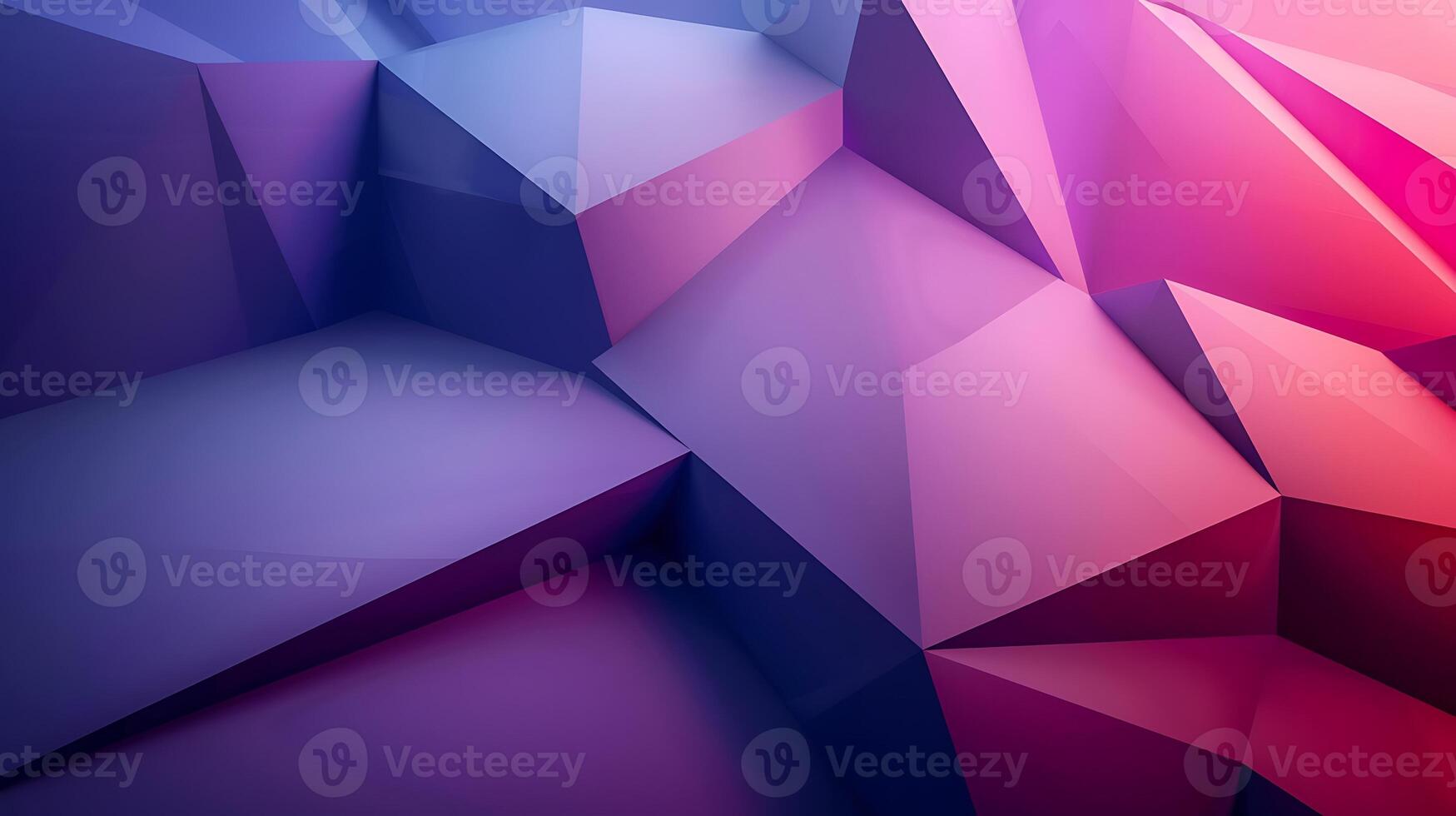 wallpaper purple and blue color themed abstract geometric shapes 3d modern gradients photo