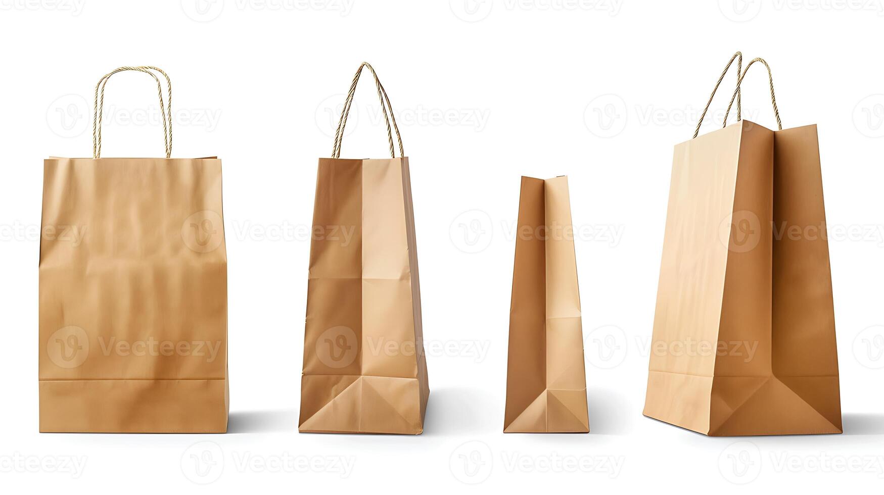 Paper package mock up concept photo