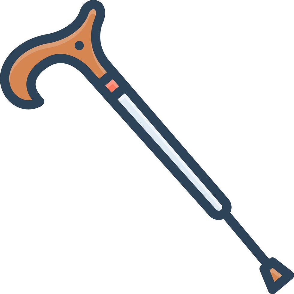 Color icon for stick vector