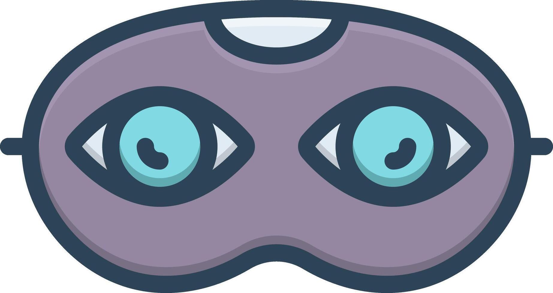 Color icon for vision vector