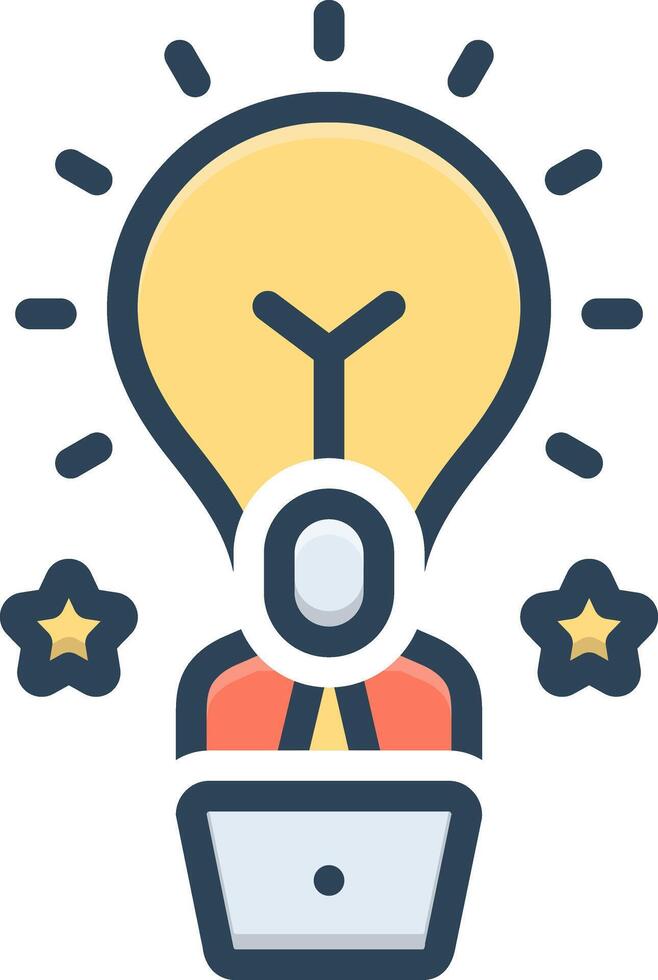 Color icon for creator vector