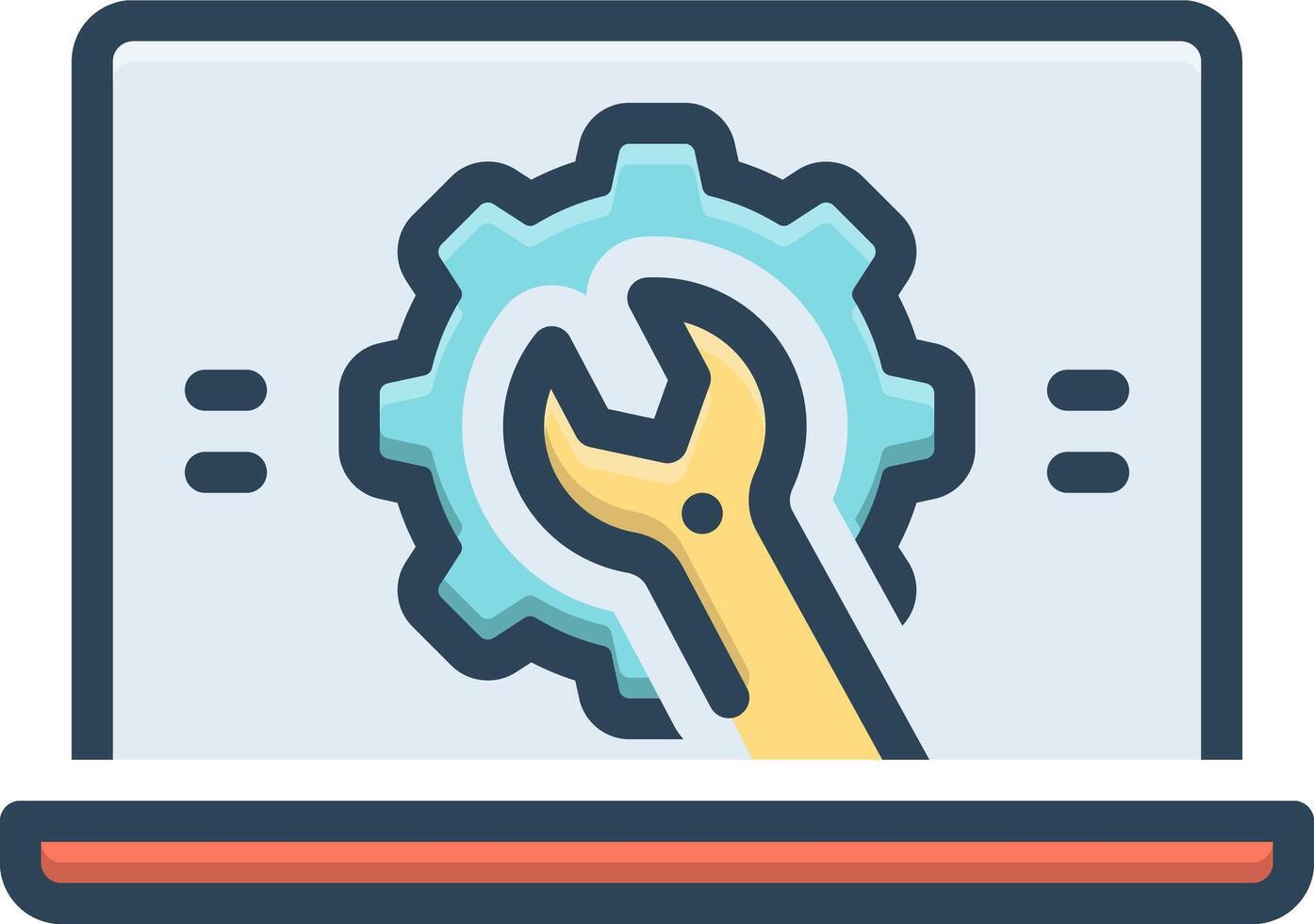 Color icon for service vector