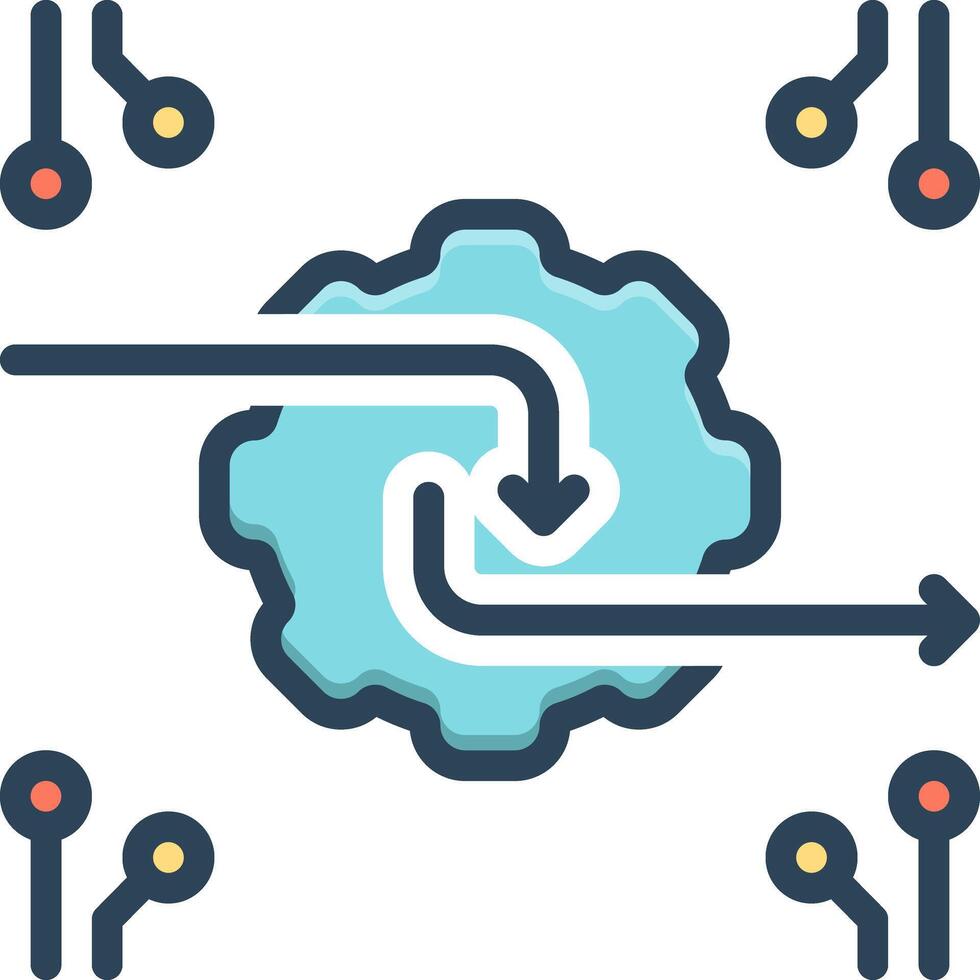 Color icon for input output 43271569 vector art at vecteezy