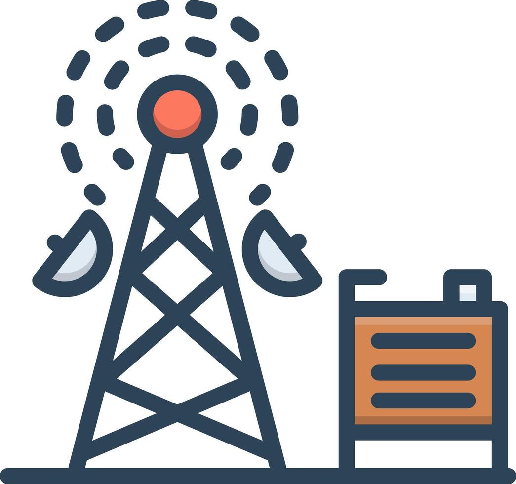 Color icon for signal vector