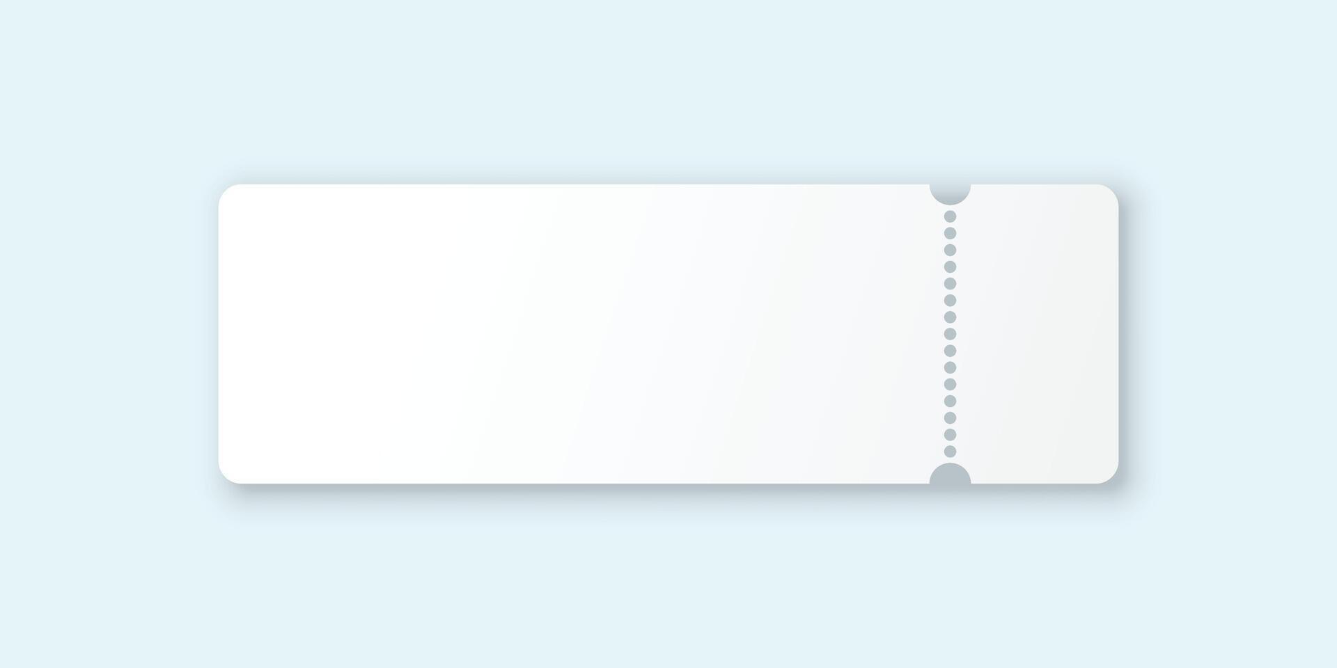 Ticket icon in flat style. Coupon illustration on isolated background. Voucher sign business concept. vector