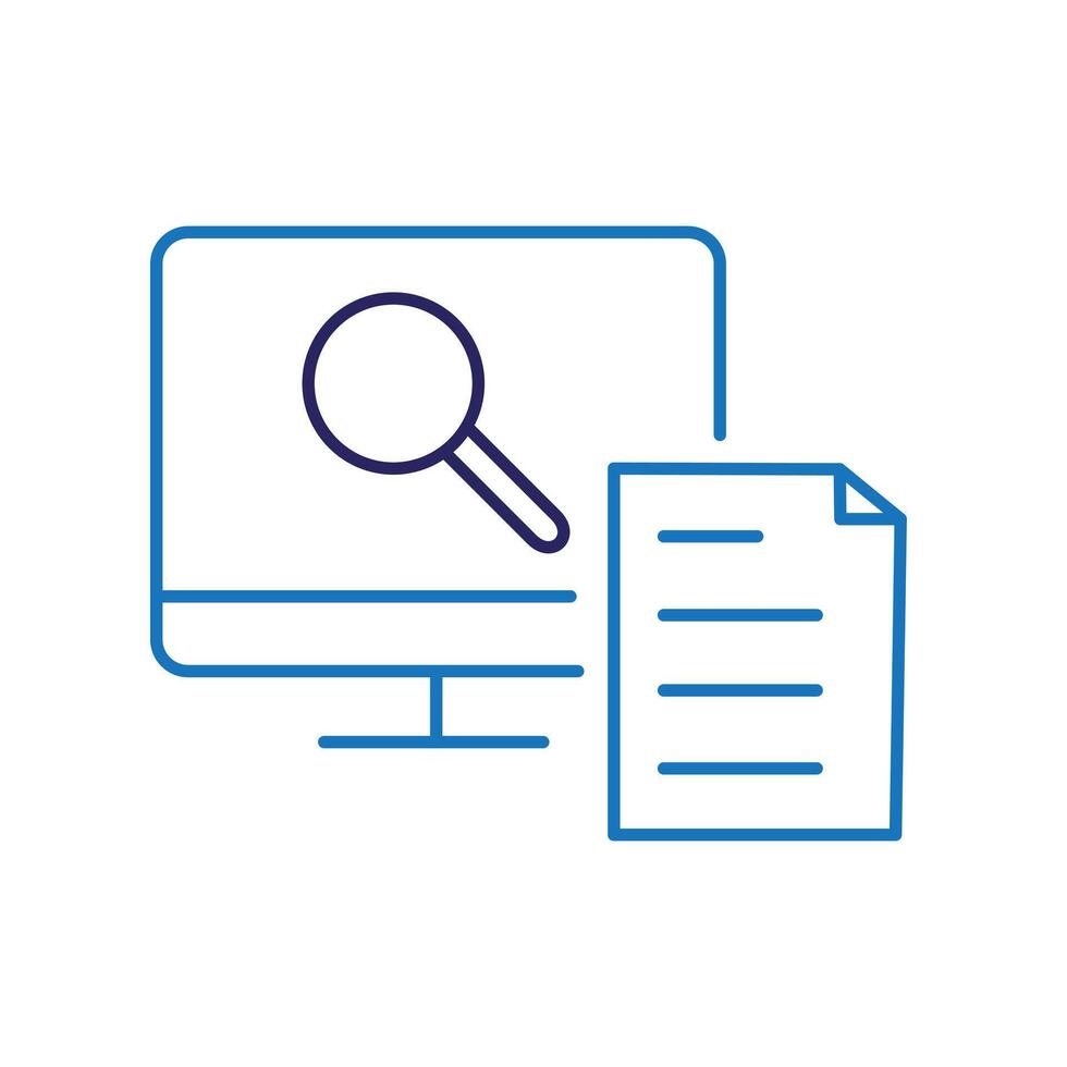 Continuous Monitoring Continuous Improvement Icon Design vector
