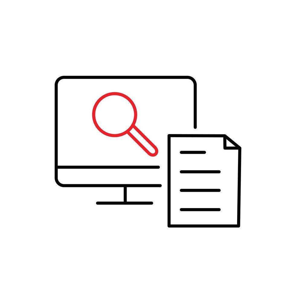 Continuous Monitoring Continuous Improvement Icon Design vector