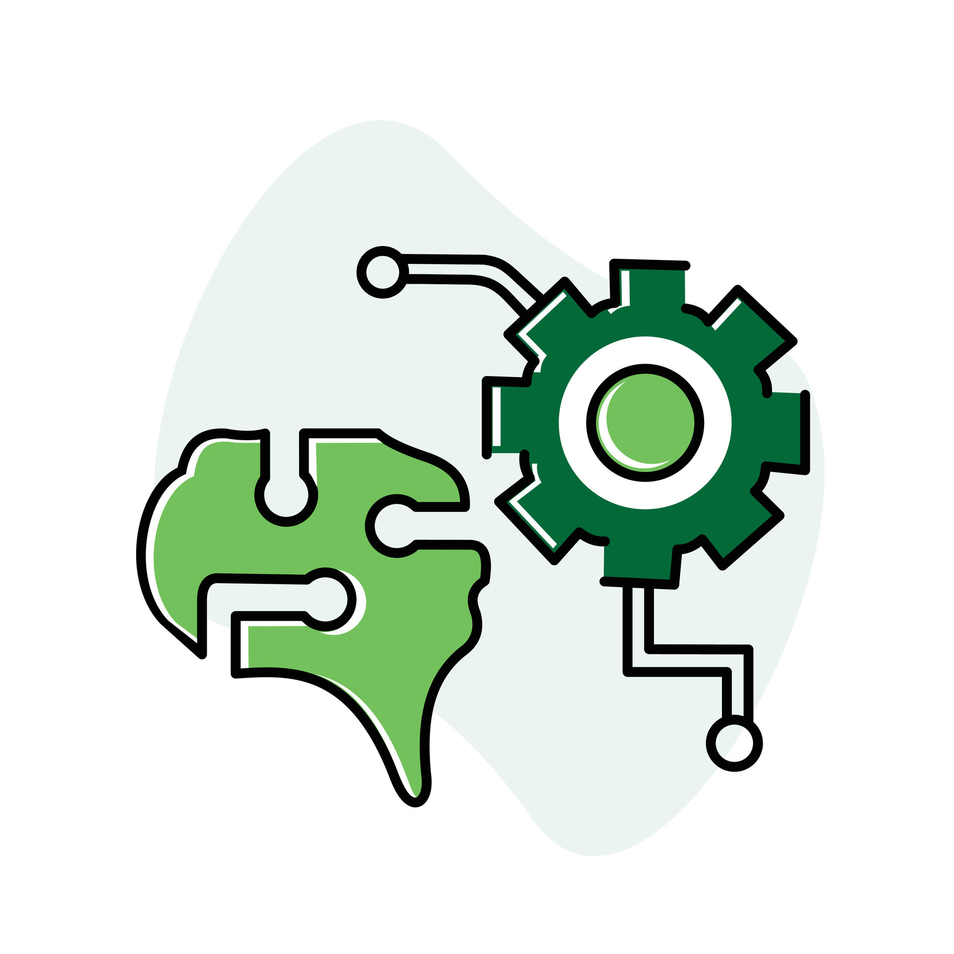 Unsupervised Learning Icon Design 43272655 Vector Art at Vecteezy