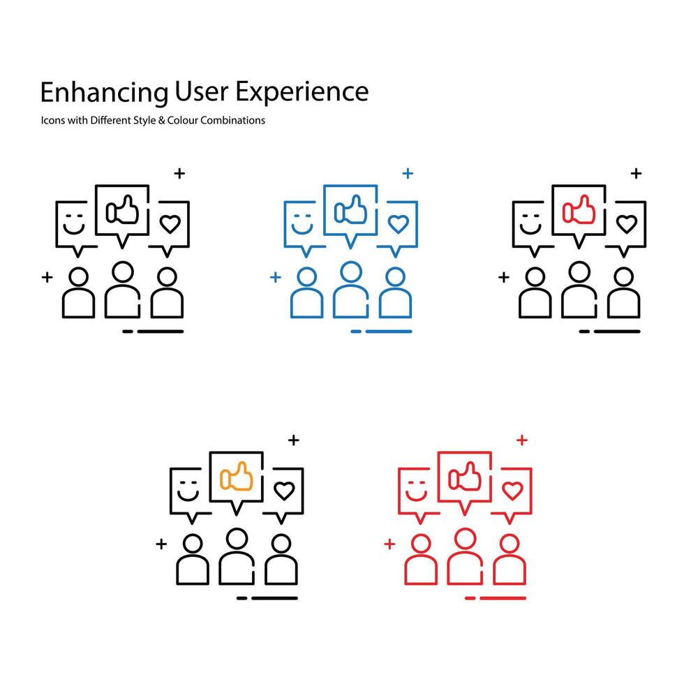 Enhancing User Experience User-Centric Icon Design vector