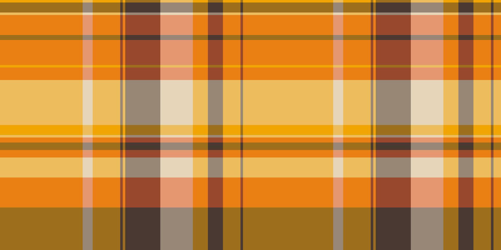 Turkish seamless fabric texture, italian check pattern textile. Towel background tartan plaid in amber and bright colors. vector