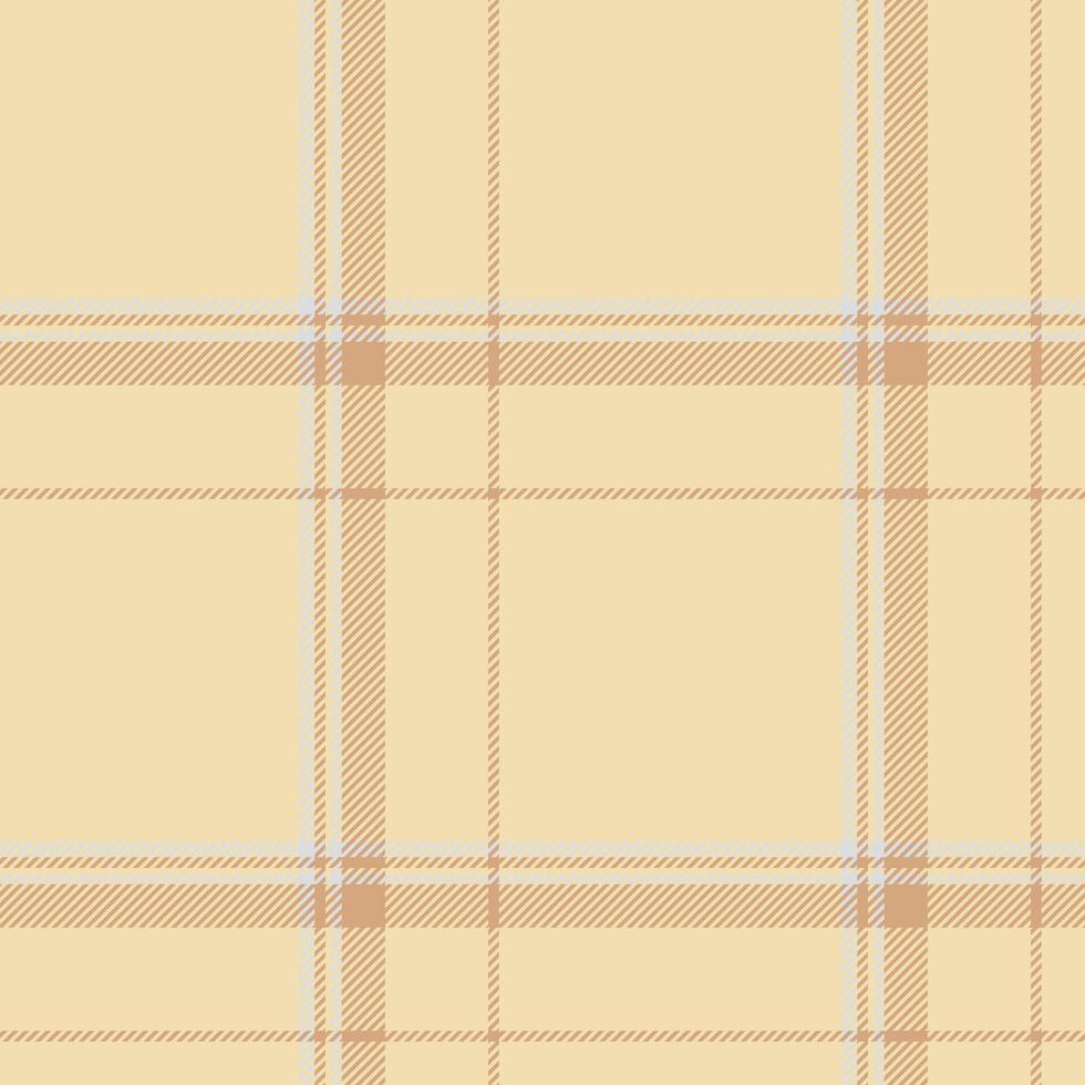 tartán sin costura modelo en amarillo. cheque tela textura. textil impresión. vector