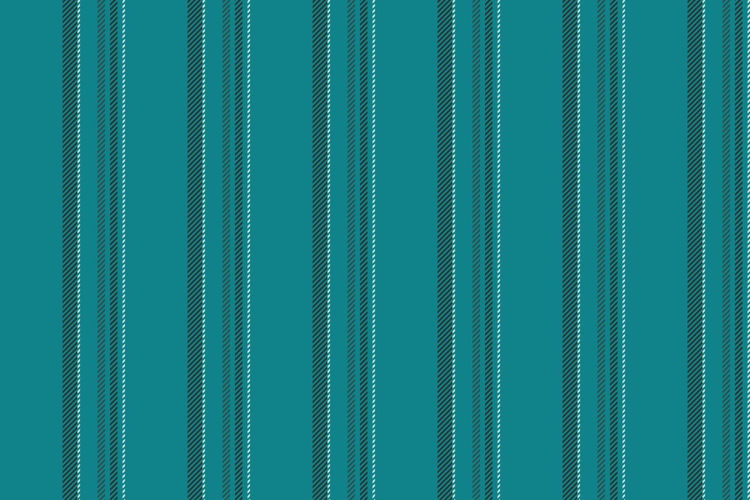 Machinery background seamless textile, abstraction lines fabric. Motif texture vertical stripe pattern in cyan and dark colors. vector