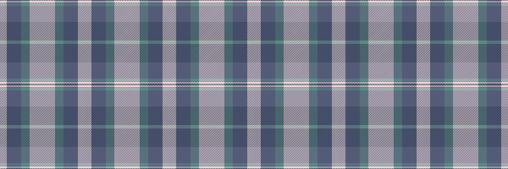 Coloured textile fabric , swatch pattern plaid texture. Realistic seamless check tartan background in pastel and light colors. vector