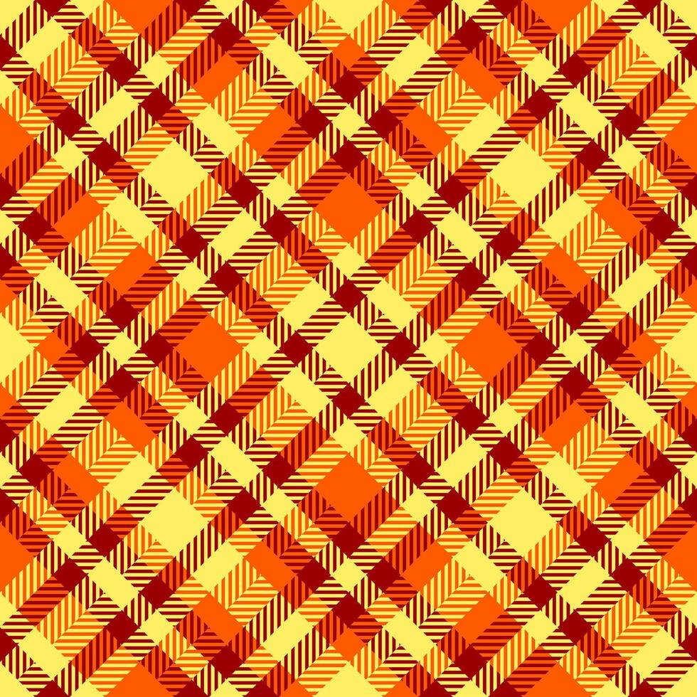 Seamless check tartan of plaid fabric with a textile texture pattern background. vector