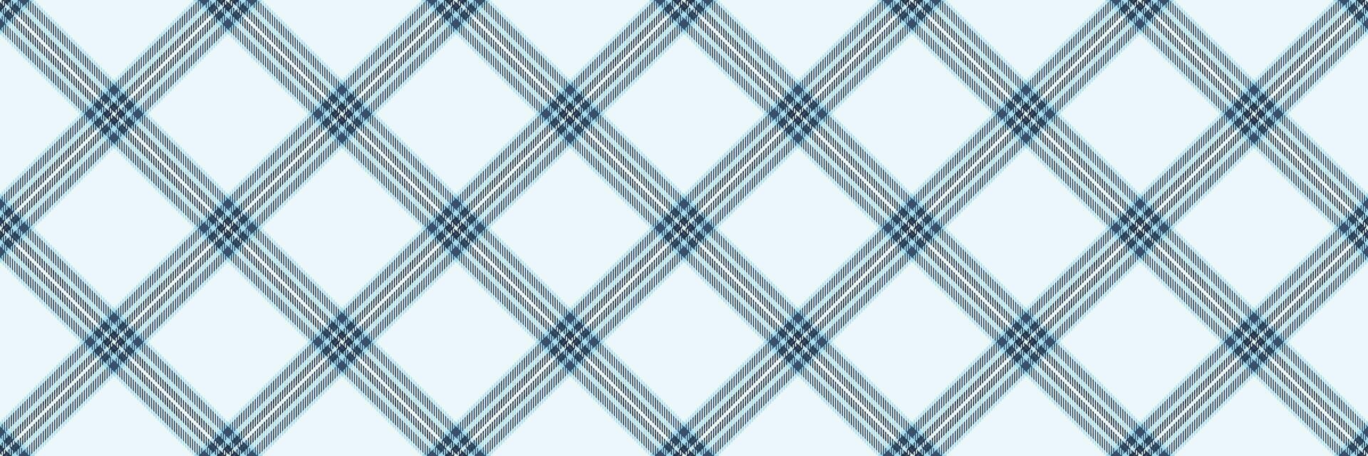 Neutral texture fabric background, poncho pattern seamless check. Canadian plaid textile tartan in alice blue and blue colors. vector