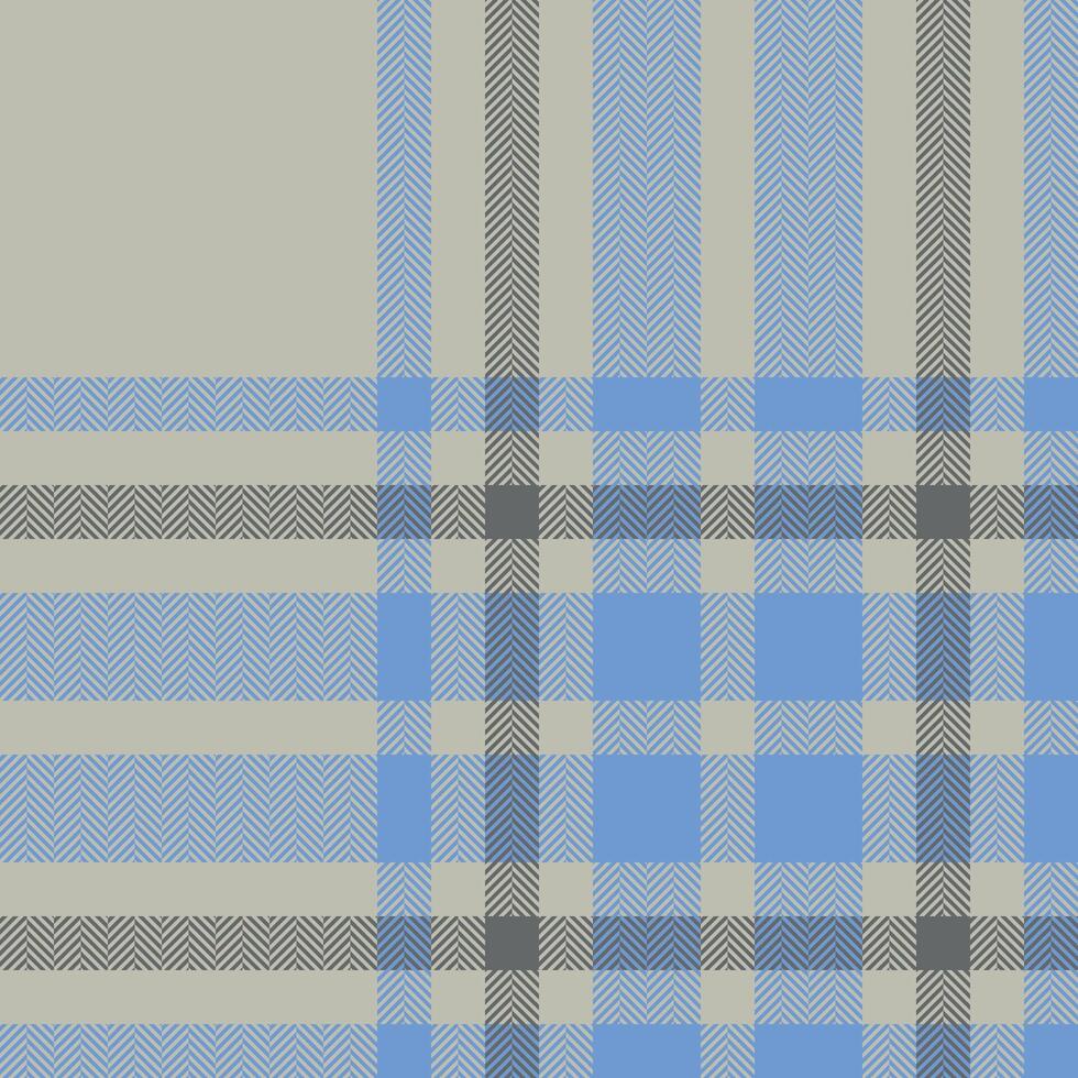 Plaid check pattern. Seamless fabric texture. Tartan textile print. vector