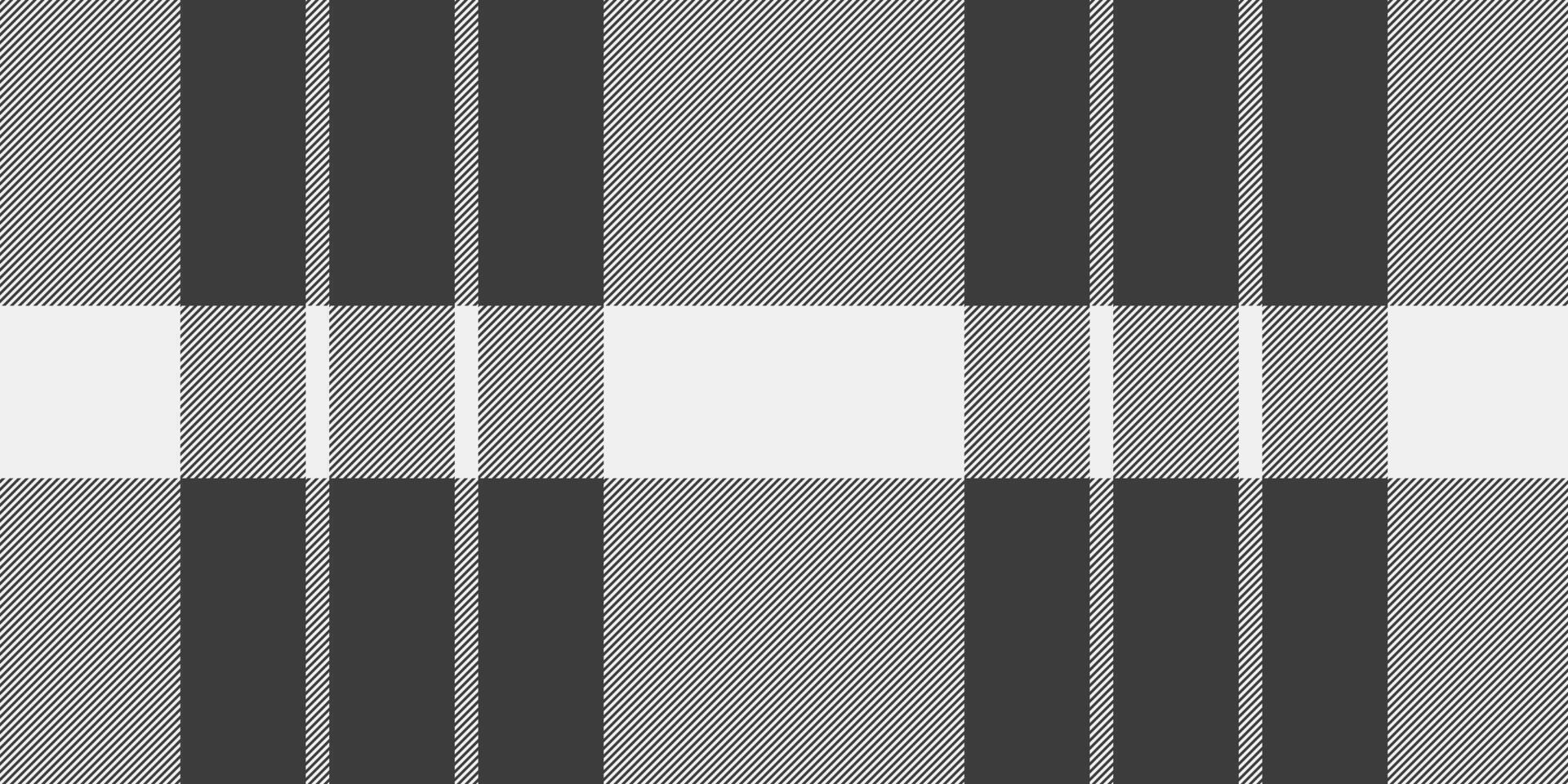 Calm seamless check fabric, micro texture tartan textile. Dining plaid pattern background in grey and white colors. vector