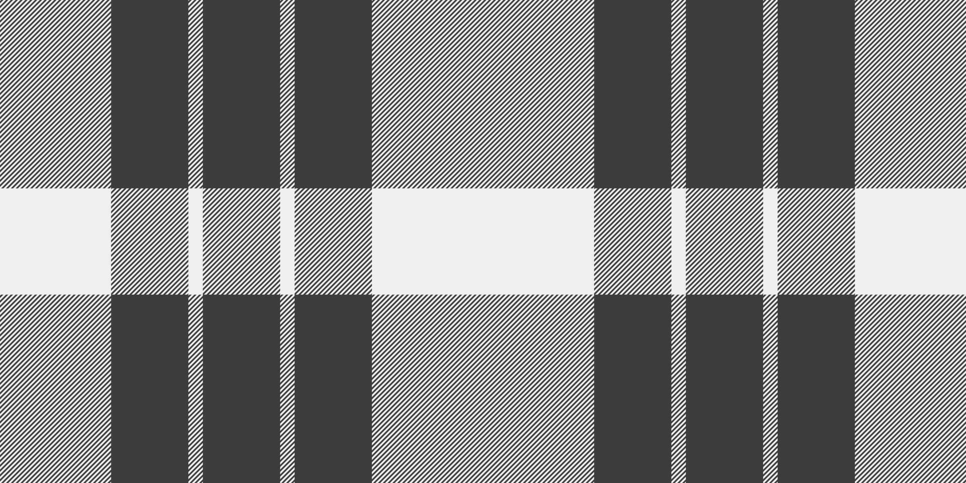 Calm seamless check fabric, micro texture tartan textile. Dining plaid pattern background in grey and white colors. vector