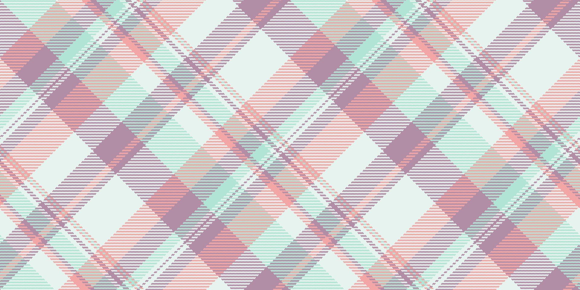 Irish plaid seamless, diwali texture textile tartan. Fashionable background check fabric pattern in white and pastel colors. vector