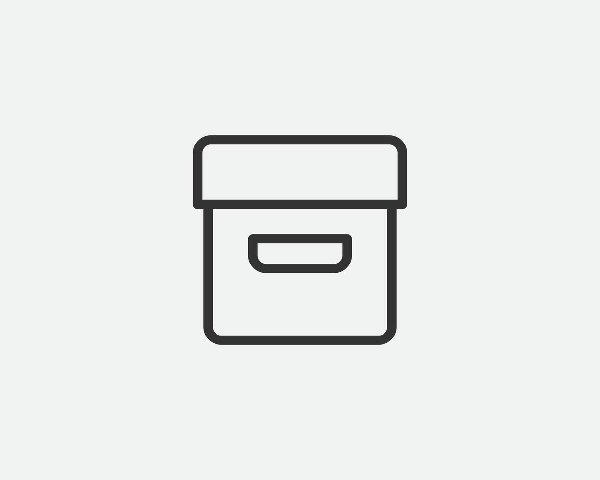 Delivery packaging icon. Cargo cardboard box icons. Carton package sign from line geometric shapes. vector