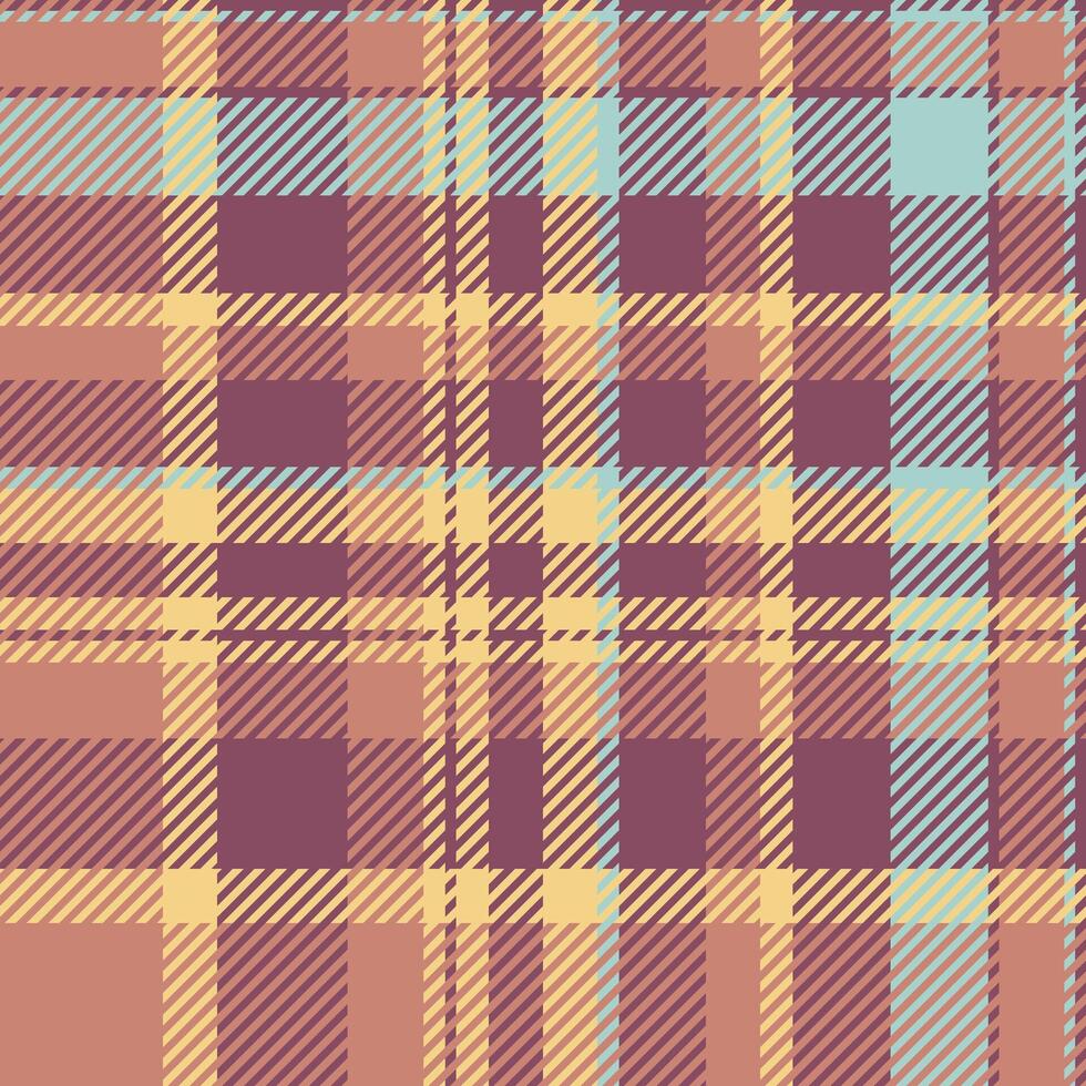 Textile design of textured plaid. Checkered fabric pattern swatch for shirt, dress, suit, wrapping paper print, invitation and gift card. vector