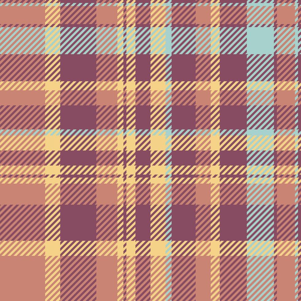 Textile design of textured plaid. Checkered fabric pattern swatch for shirt, dress, suit, wrapping paper print, invitation and gift card. vector