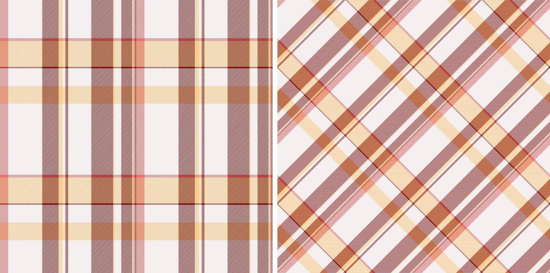 Background textile of texture tartan seamless with a pattern check fabric plaid. vector
