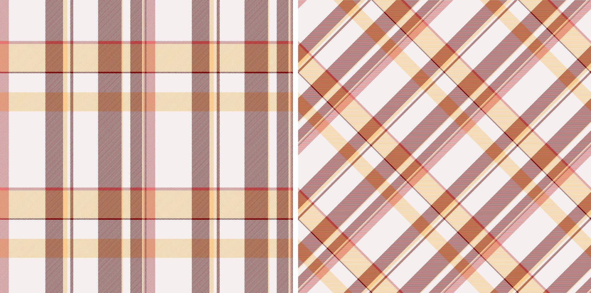 Background textile of texture tartan seamless with a pattern check fabric plaid. vector