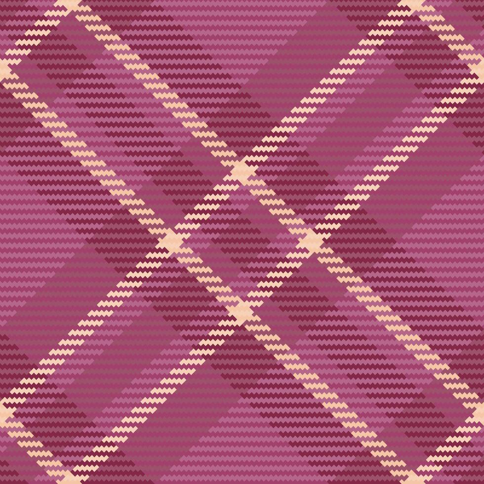 efecto antecedentes tartán textura, camino textil modelo tela. paisaje sin costura tartán cheque en rosado y ligero colores. vector