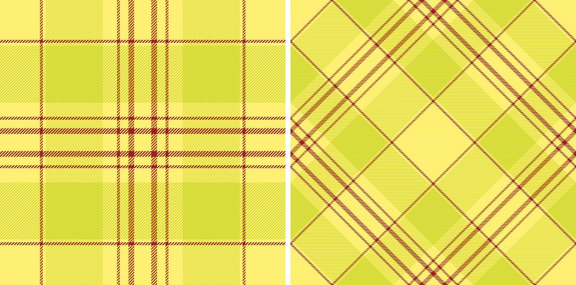 Texture check fabric of pattern seamless with a background plaid textile tartan. Set in gold colors. Invitation card design ideas. vector