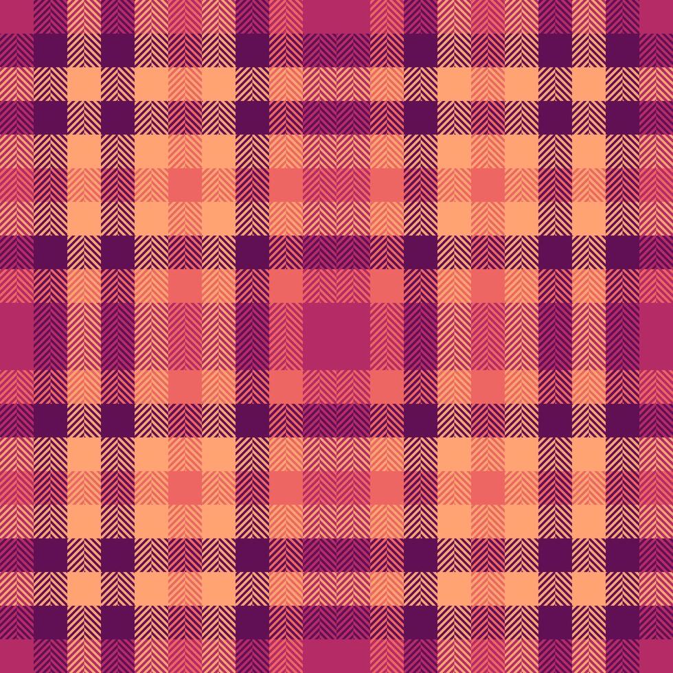 Seamless textile fabric of background texture pattern with a check tartan plaid. vector