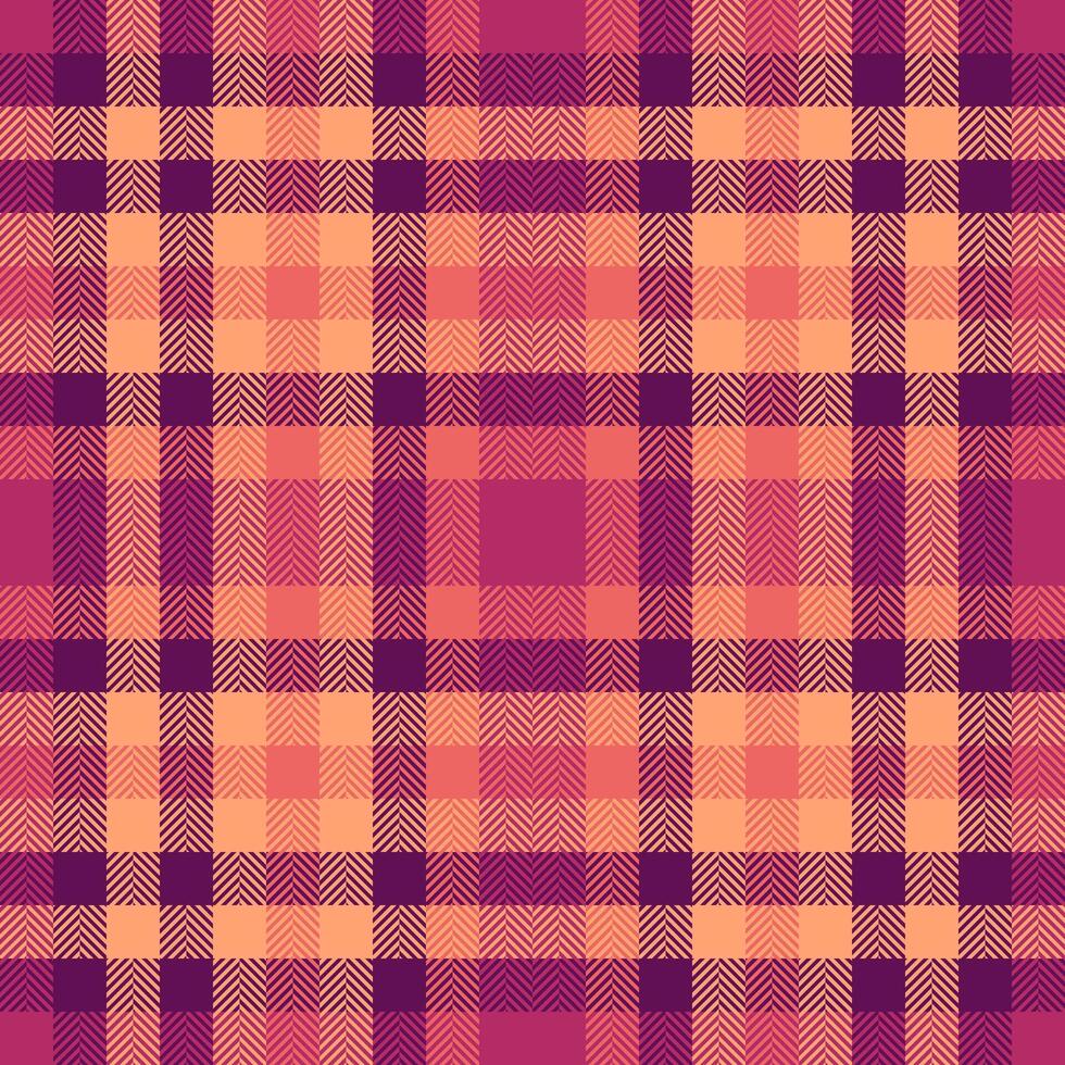 Seamless textile fabric of background texture pattern with a check tartan plaid. vector
