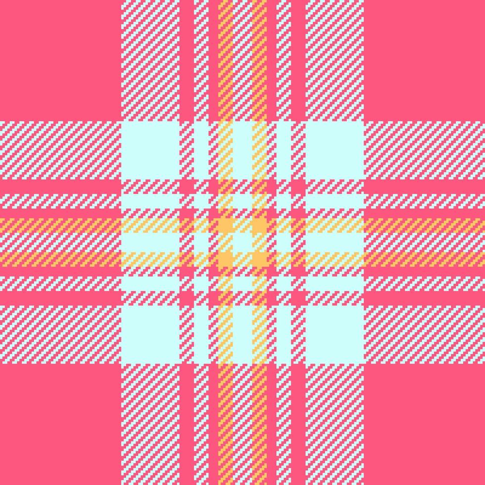 Fabric check tartan of seamless pattern with a background texture textile plaid. vector
