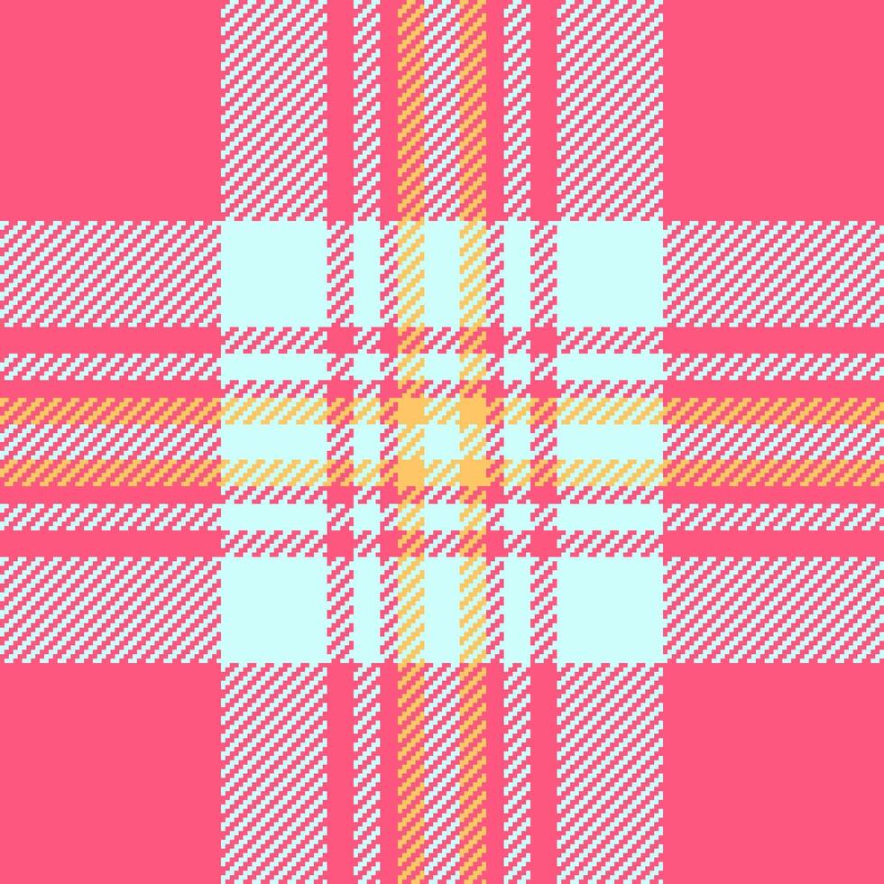 Fabric check tartan of seamless pattern with a background texture textile plaid. vector