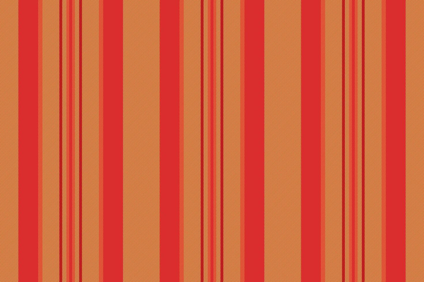 Customized stripe textile background, golf pattern fabric. Fantasy vertical seamless texture lines in red and yellow colors. vector