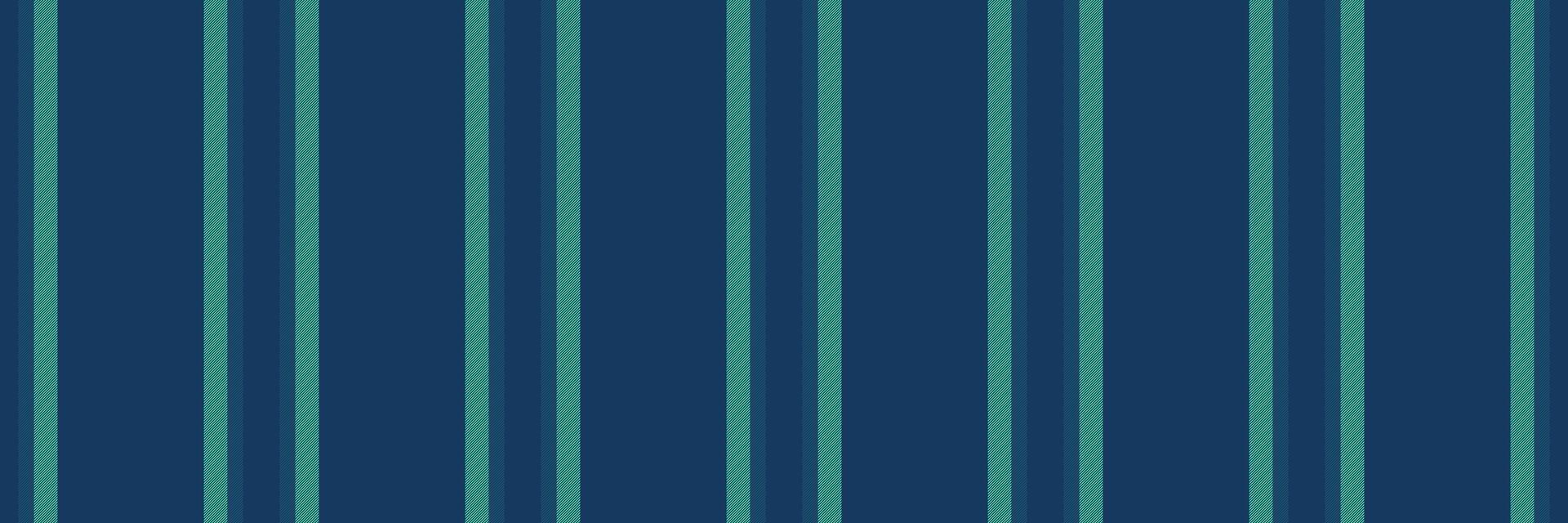 Rico antecedentes líneas, fabricar modelo sin costura textil. comercio raya tela textura vertical en azul y menta colores. vector