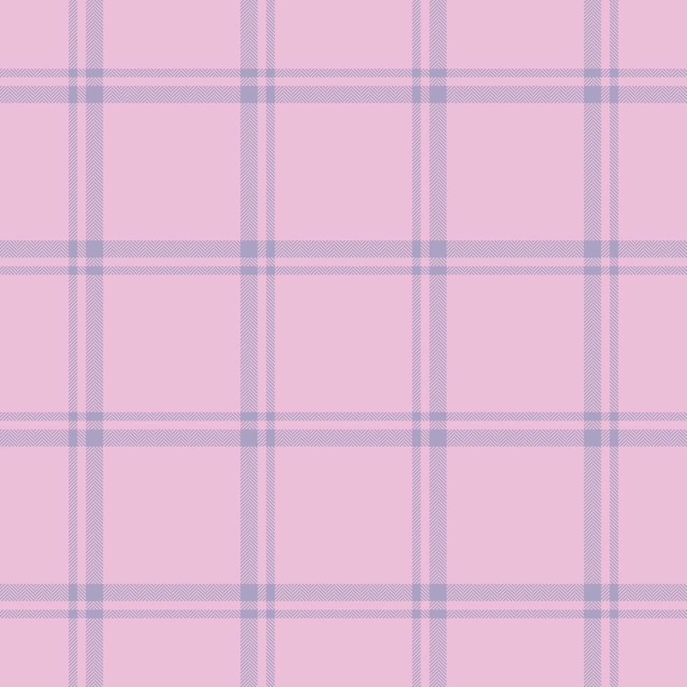 Plaid seamless pattern in pink. Check fabric texture. textile print. vector