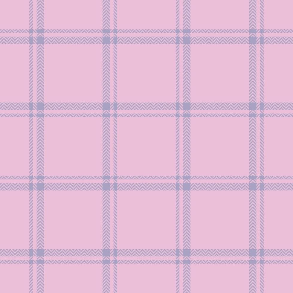 Plaid seamless pattern in pink. Check fabric texture. textile print. vector