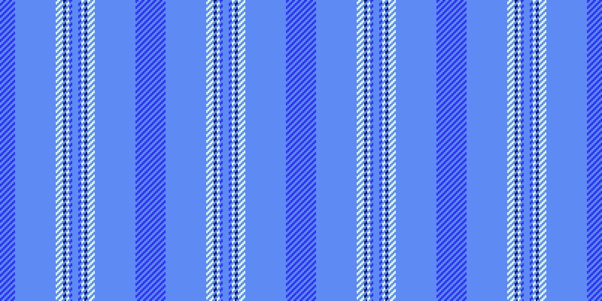 rectángulo líneas tela raya, amable antecedentes vertical modelo. clásico textil sin costura textura en azul y ligero colores. vector