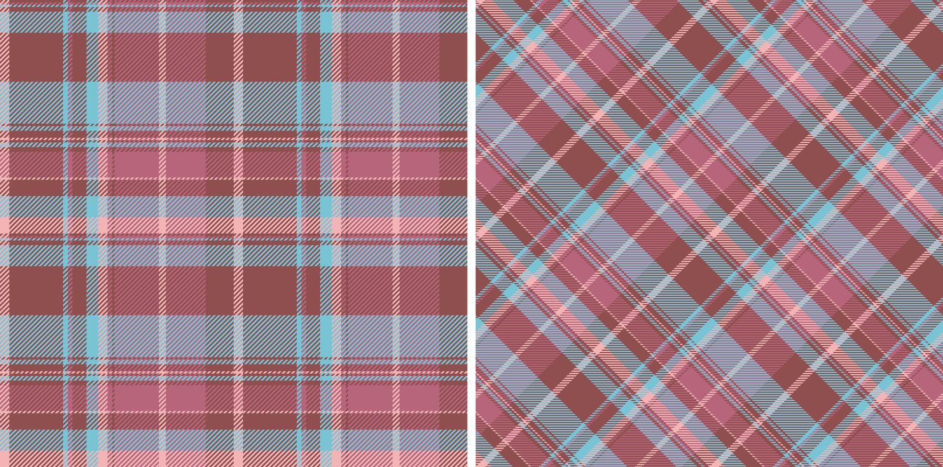plaid textile of check texture pattern with a tartan fabric seamless background. vector
