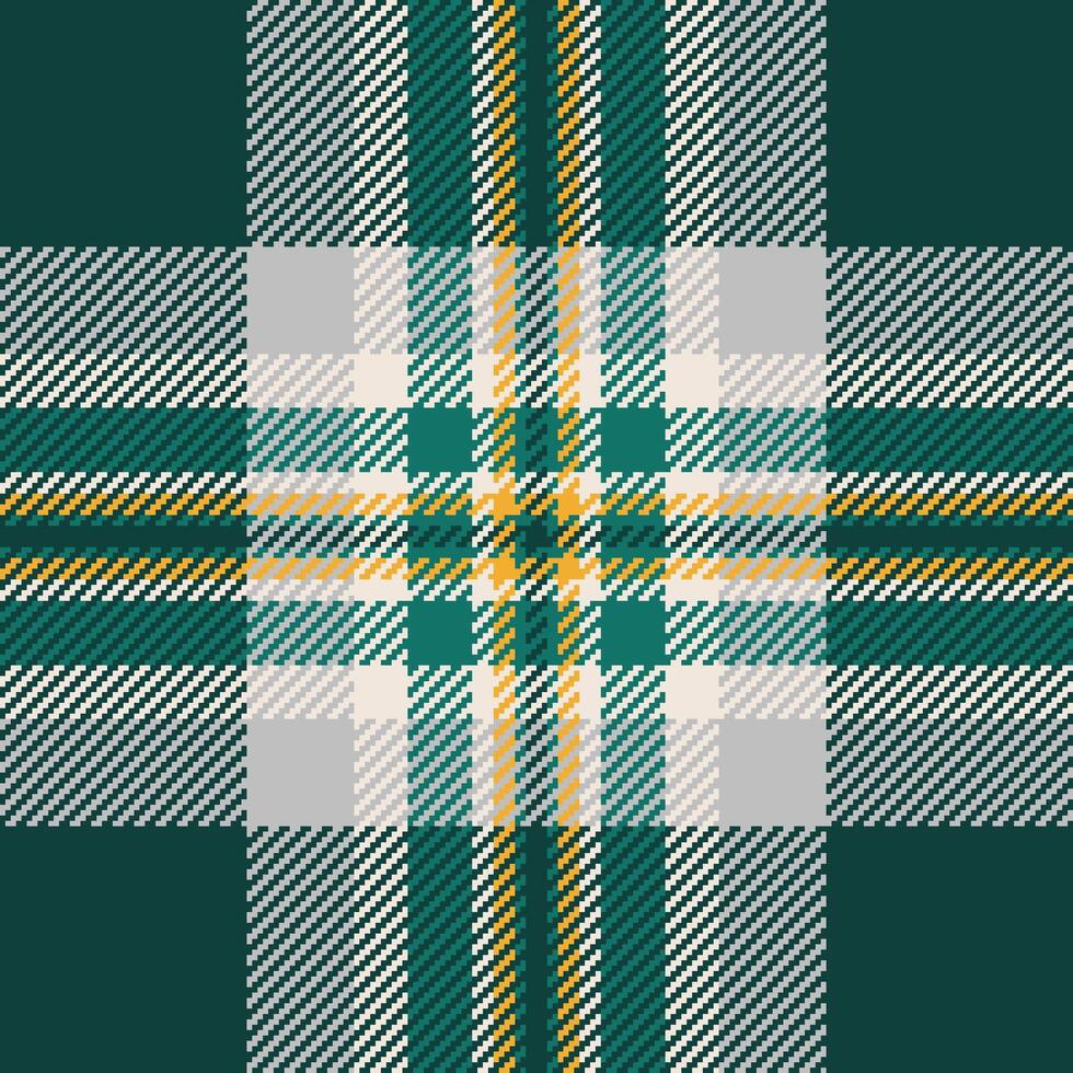 Textile design of textured plaid. Checkered fabric pattern swatch for shirt, dress, suit, wrapping paper print, invitation and gift card. vector