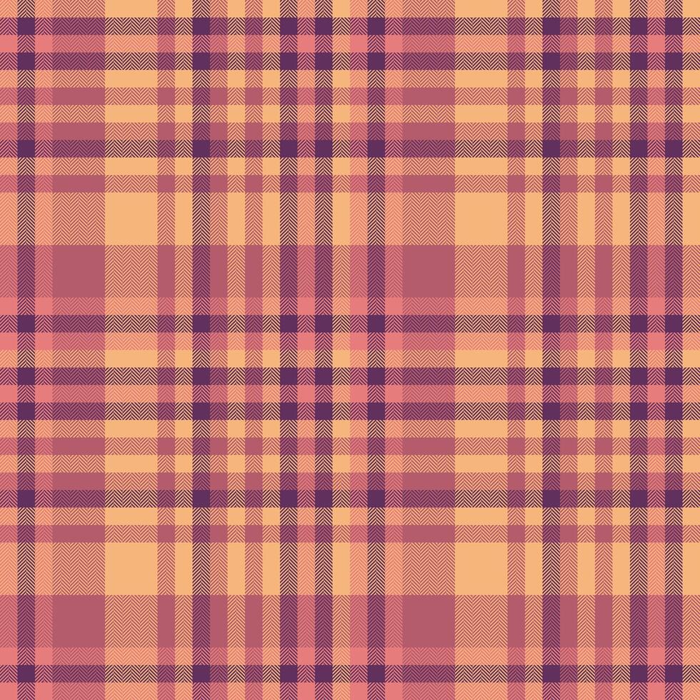 Textile background seamless of pattern texture fabric with a tartan check plaid . vector