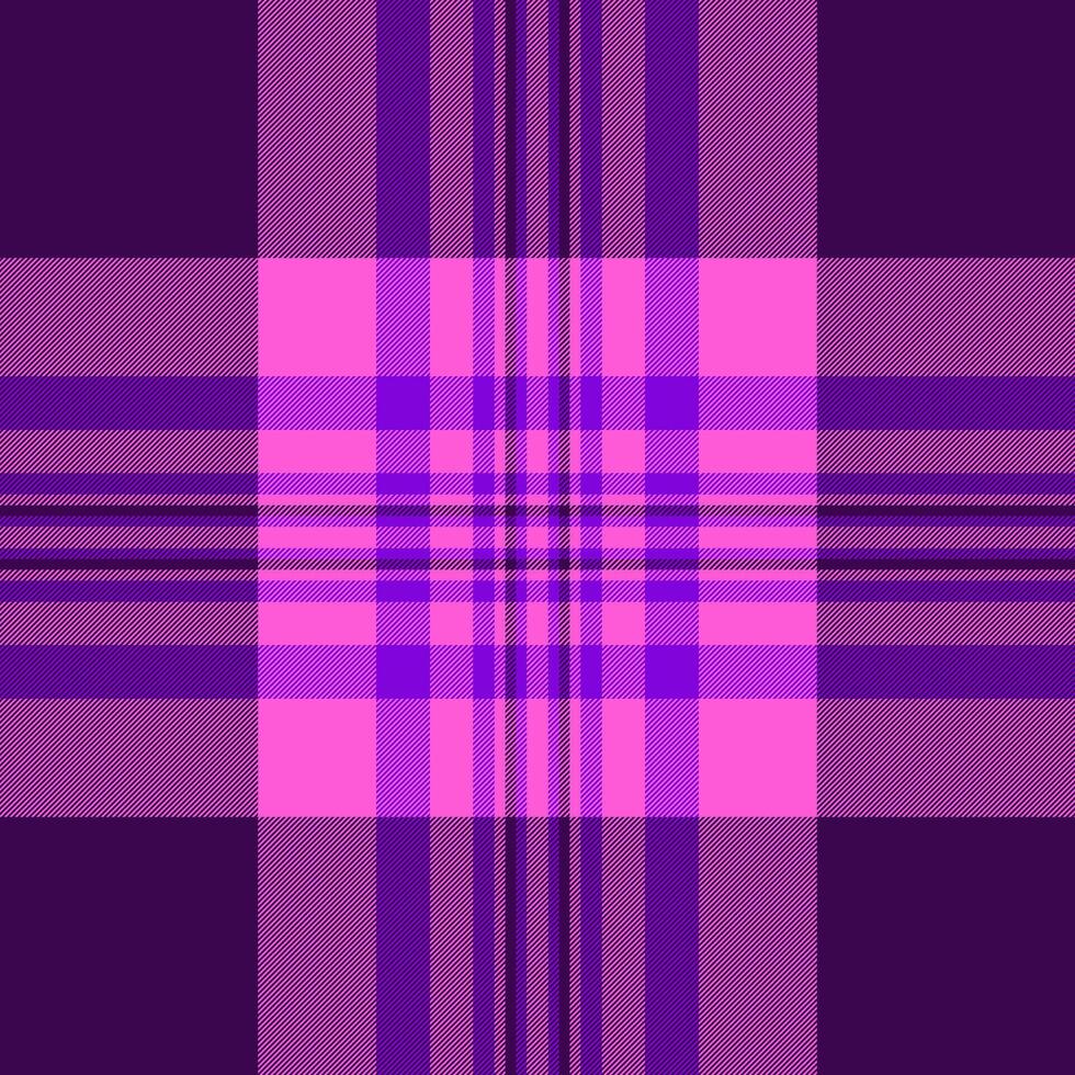 Plaid check seamless of background texture tartan with a pattern textile fabric. vector