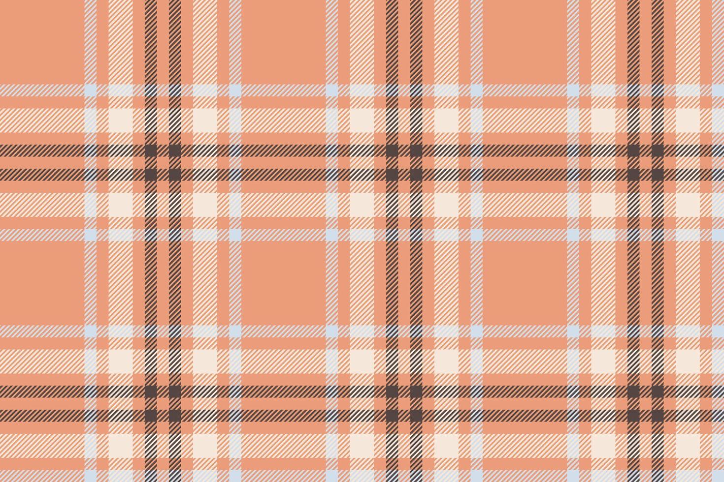 Plaid background, check seamless pattern in beige. fabric texture for textile print, wrapping paper, gift card or wallpaper. vector