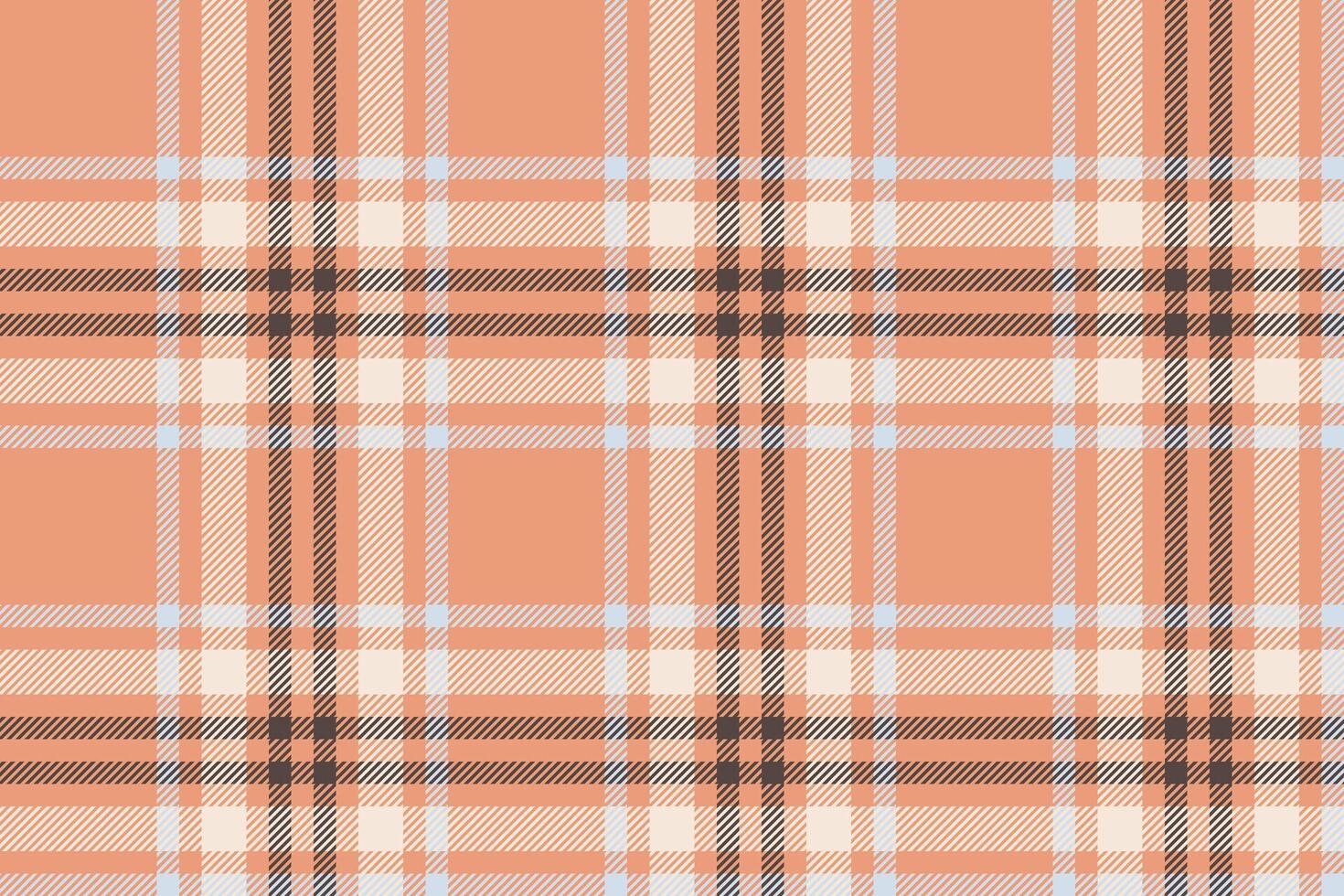 Plaid background, check seamless pattern in beige. fabric texture for textile print, wrapping paper, gift card or wallpaper. vector